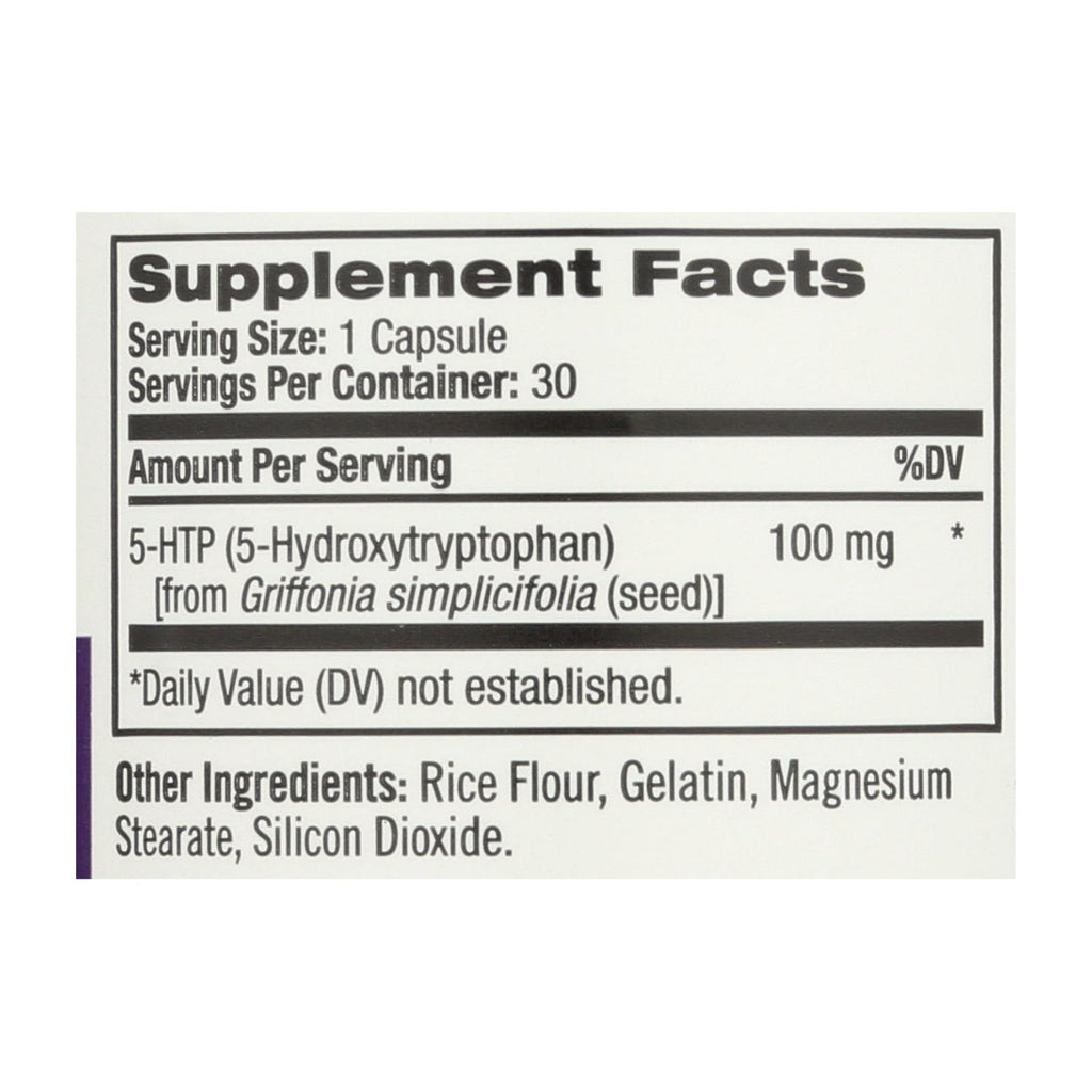 Natrol 5-htp - 100 Mg - 30 Capsules - Lakehouse Foods