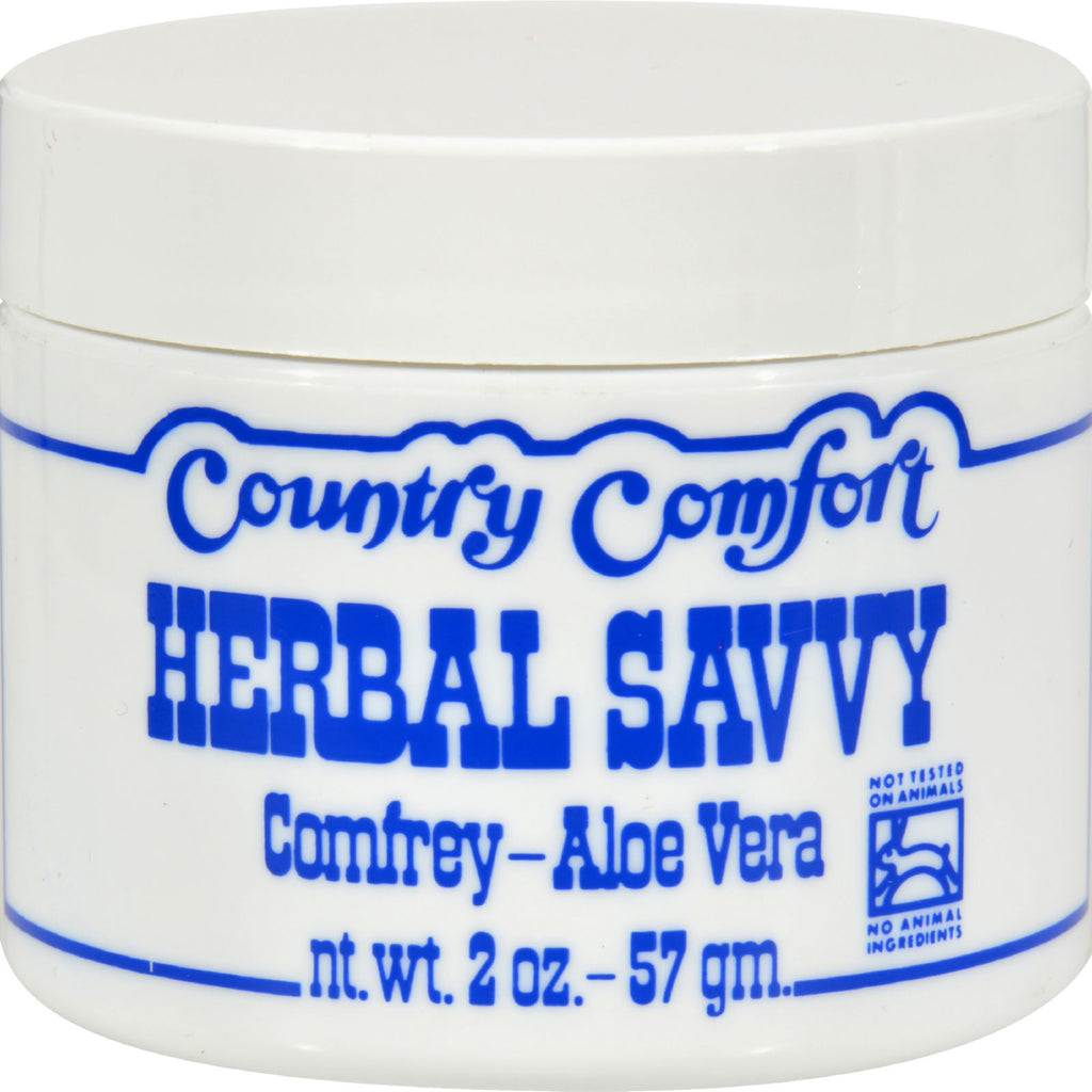 Country Comfort Herbal Savvy Comfrey Aloe Vera - 2 Oz - Lakehouse Foods