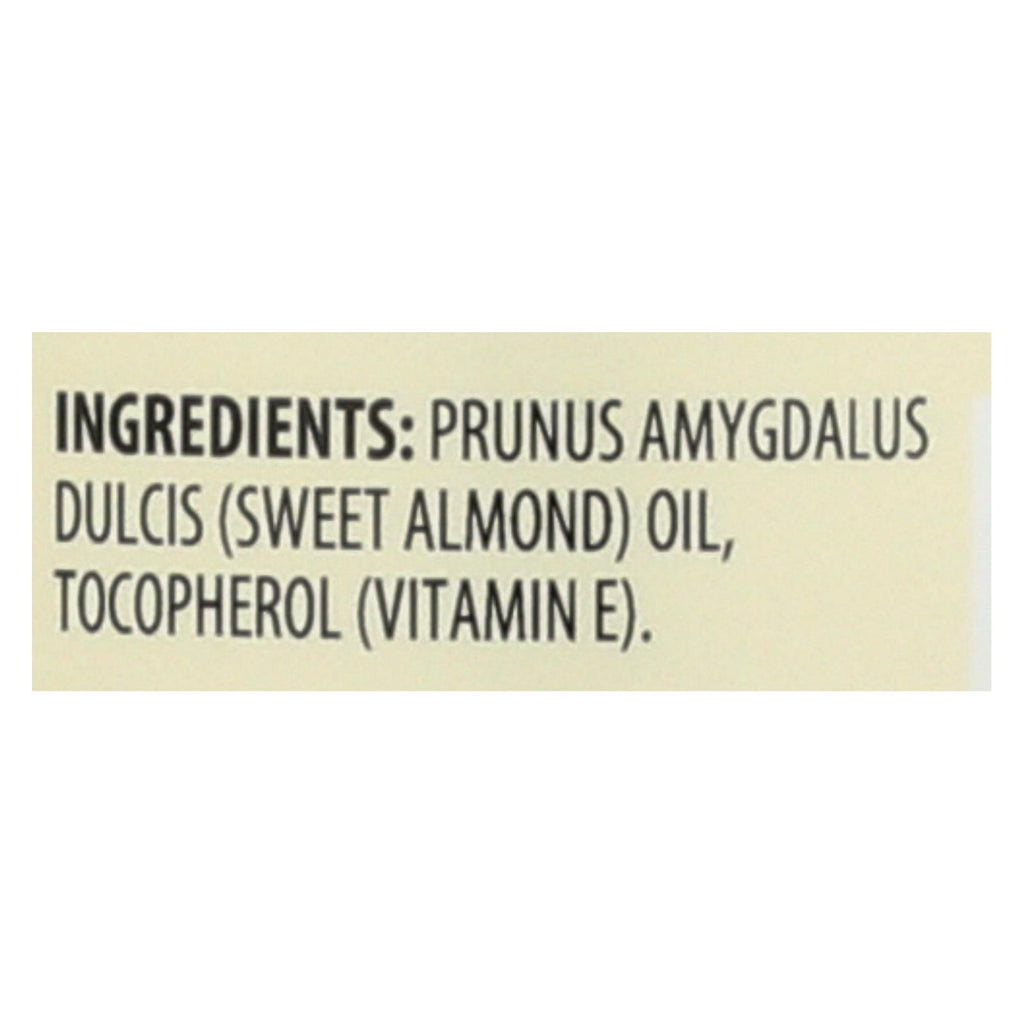 Aura Cacia - Natural Skin Care Oil Sweet Almond - 16 Fl Oz - Lakehouse Foods