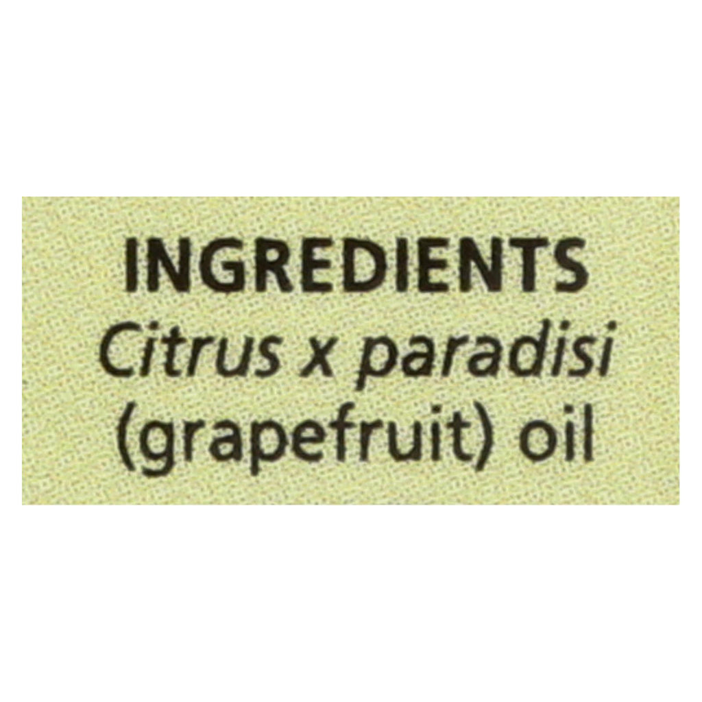 Aura Cacia - Pure Essential Oil Grapefruit - 0.5 Fl Oz - Lakehouse Foods
