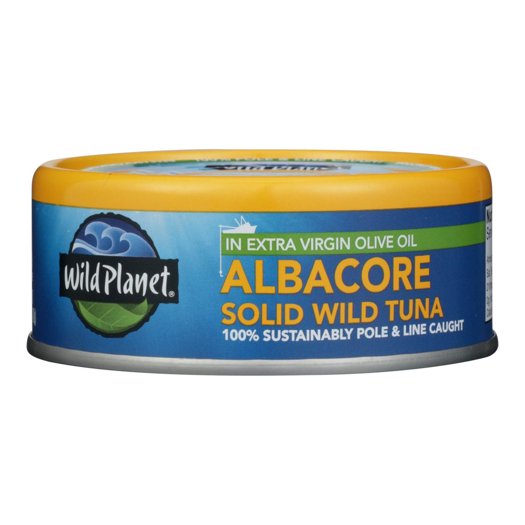 Wild Planet Wild Albacore Tuna In Extra Virgin Olive Oil - Case Of 12 - 5 Oz. - Lakehouse Foods
