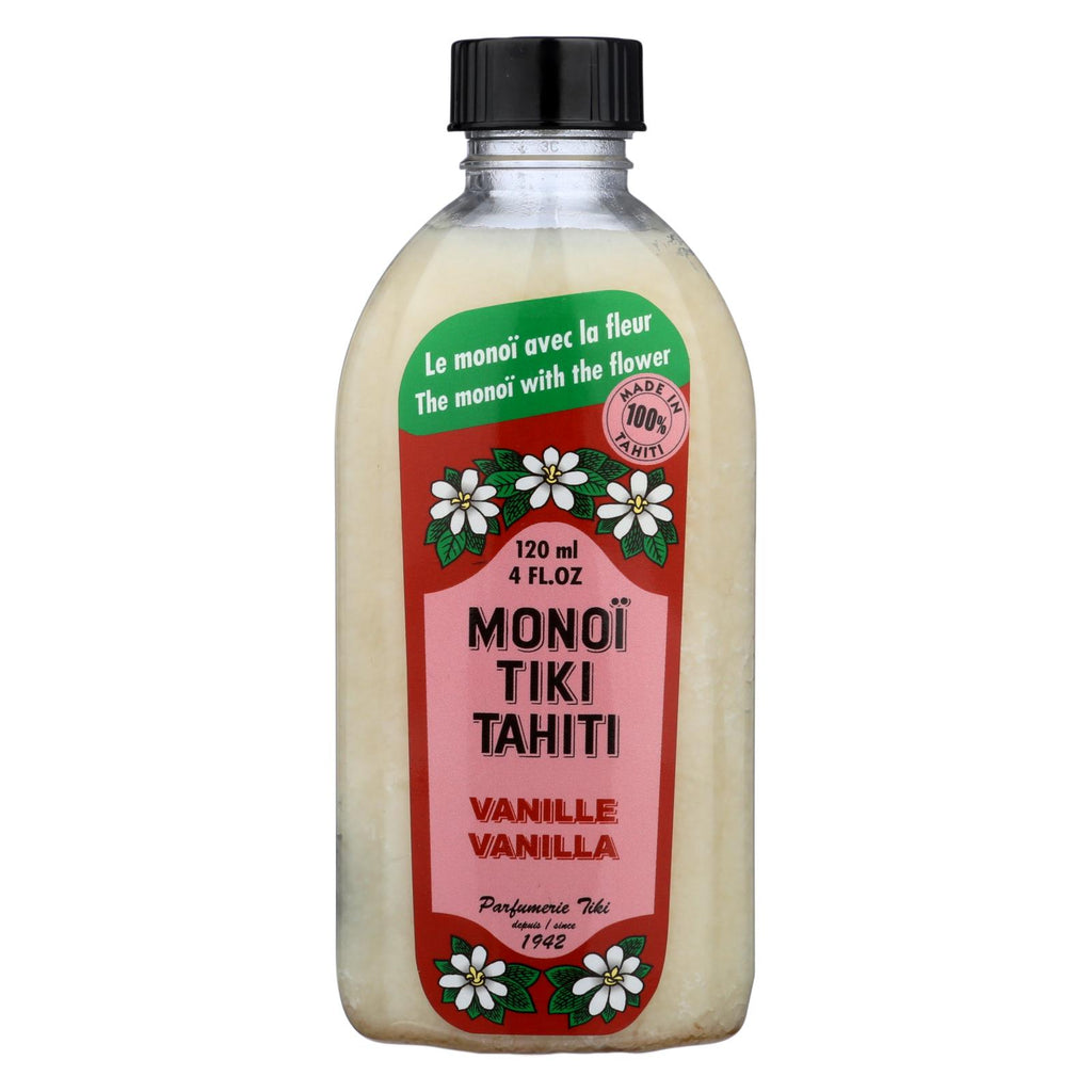 Monoi Tiare Tahiti Coconut Oil Vanilla - 4 Fl Oz - Lakehouse Foods