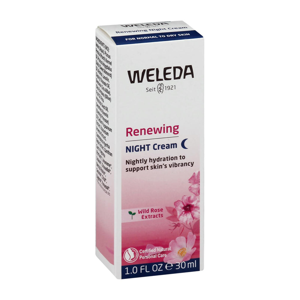 Weleda Smoothing Night Cream Wild Rose - 1 Fl Oz - Lakehouse Foods