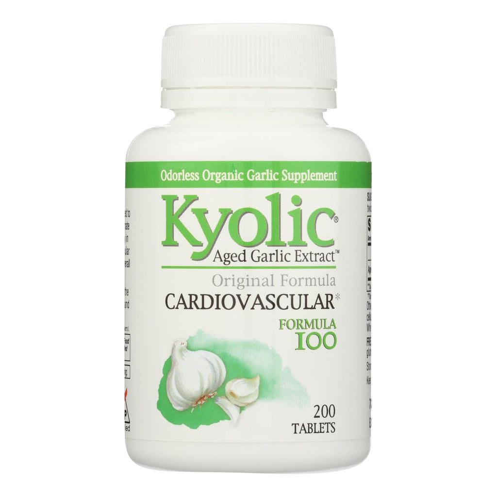 Kyolic - Aged Garlic Extract Hi-po Cardiovascular Original Formula 100 - 200 Tablets - Lakehouse Foods