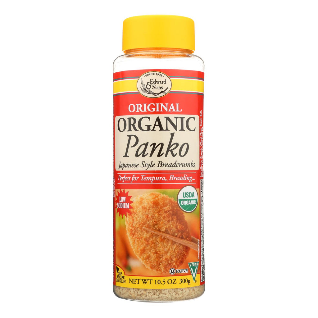 Edward And Sons Organic Panko Breadcrumbs - Case Of 6 - 10.5 Oz. - Lakehouse Foods