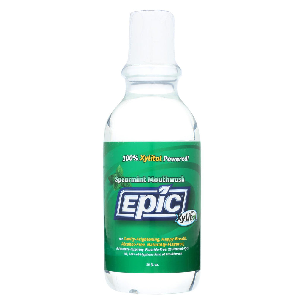 Epic Dental - Xylitol Mouthwash - Spearmint - 16 Oz - Lakehouse Foods