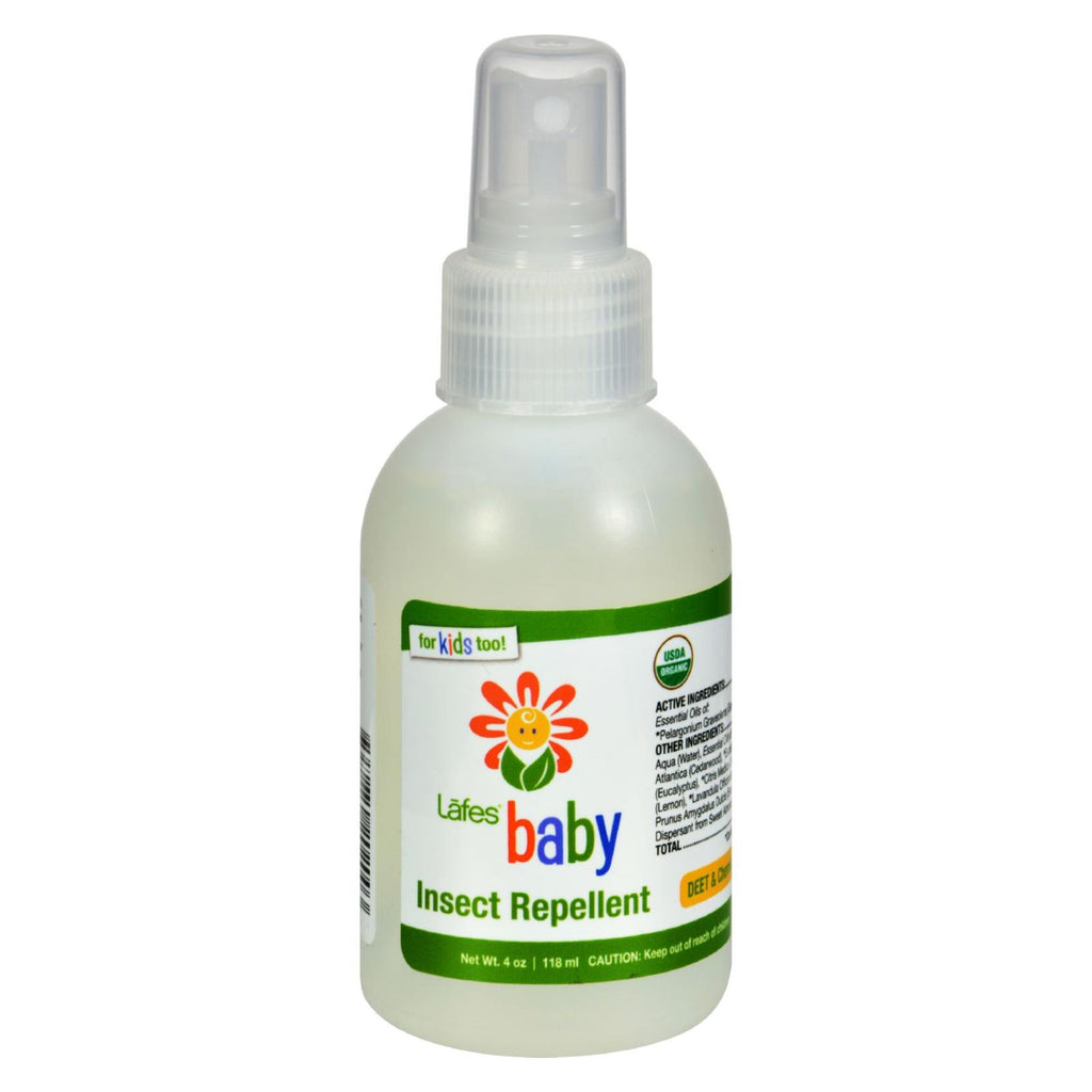 Lafe's Natural And Organic Baby Insect Repellent - 4 Fl Oz - Lakehouse Foods