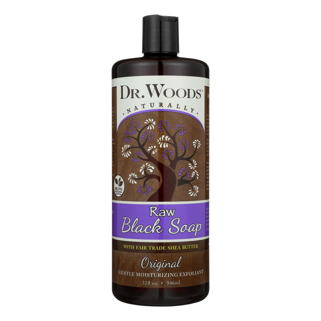 Dr. Woods Shea Vision Pure Black Soap With Organic Shea Butter - 32 Fl Oz - Lakehouse Foods