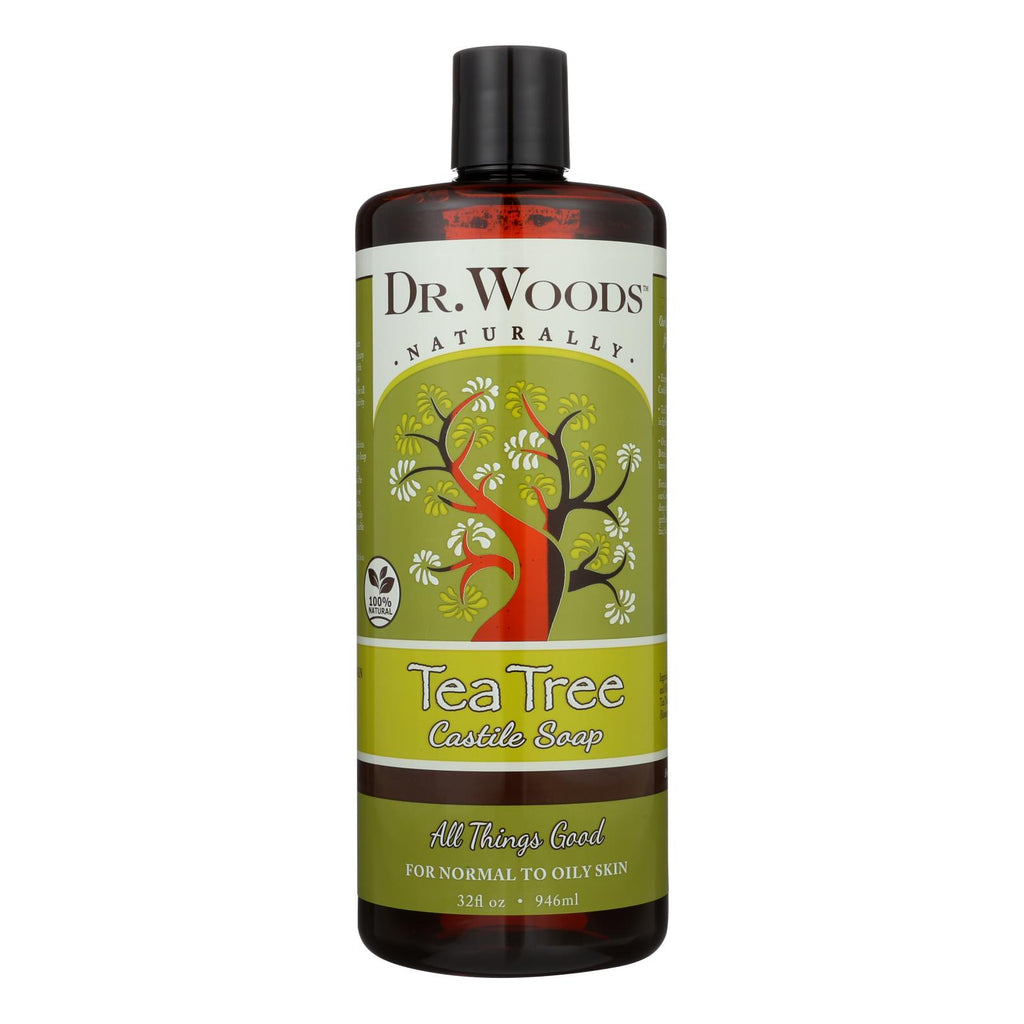 Dr. Woods Pure Castile Soap Tea Tree - 32 Fl Oz - Lakehouse Foods