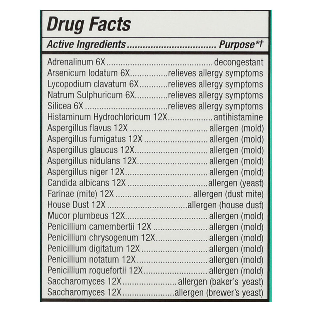 Bio-allers - Allergy Treatment Mold Yeast And Dust - 1 Fl Oz - Lakehouse Foods