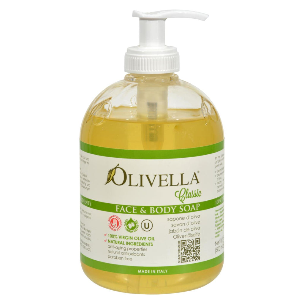 Olivella Face And Body Soap - 16.9 Fl Oz - Lakehouse Foods