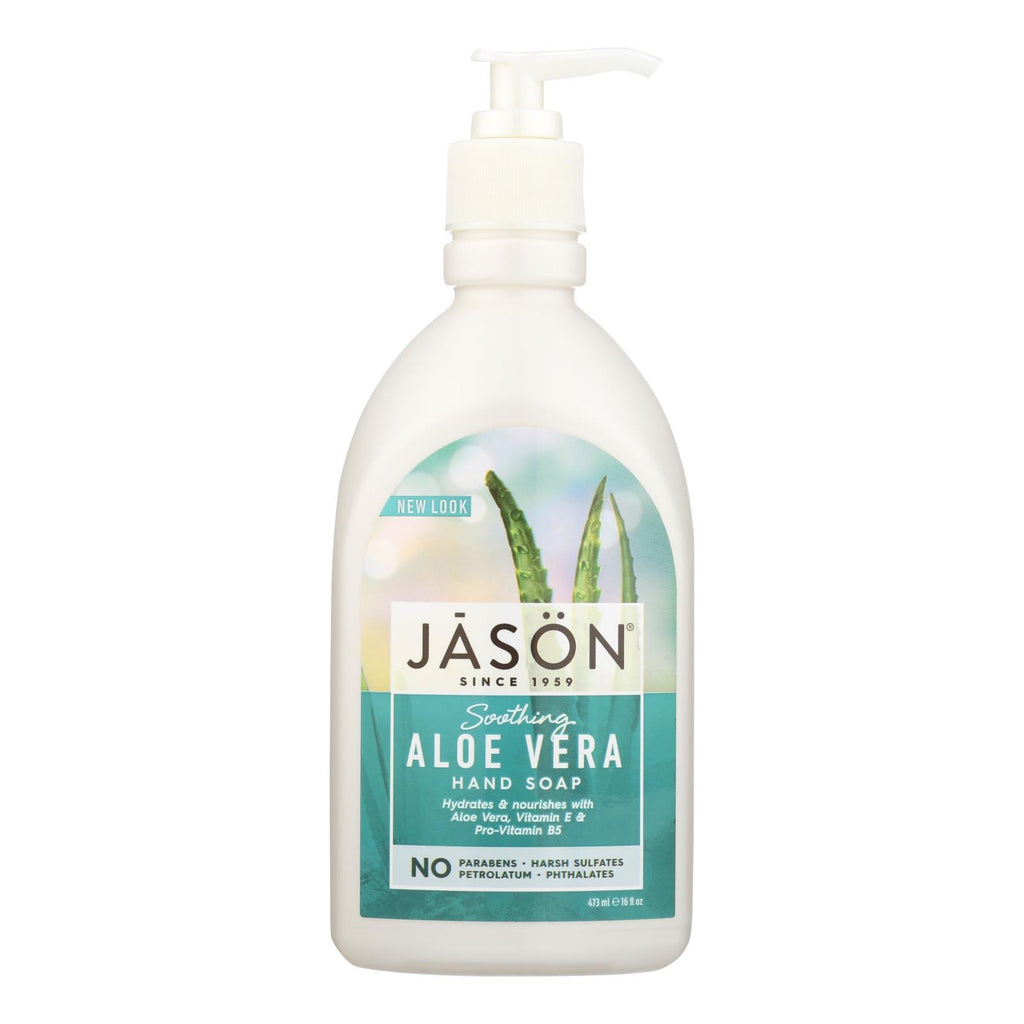 Jason Pure Natural Hand Soap Soothing Aloe Vera - 16 Fl Oz - Lakehouse Foods