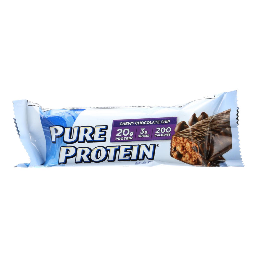 Pure Protein Bar - Chocolate Chip - Case Of 6 - 50 Grams - Lakehouse Foods