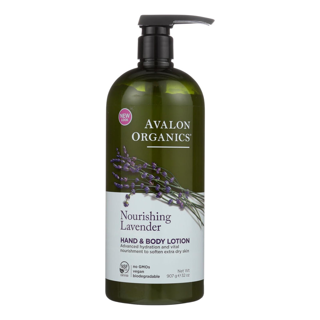 Avalon Organics Hand And Body Lotion Lavender - 32 Fl Oz - Lakehouse Foods