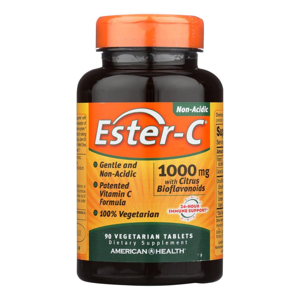 American Health - Ester-c With Citrus Bioflavonoids - 1000 Mg - 90 Vegetarian Tablets - Lakehouse Foods