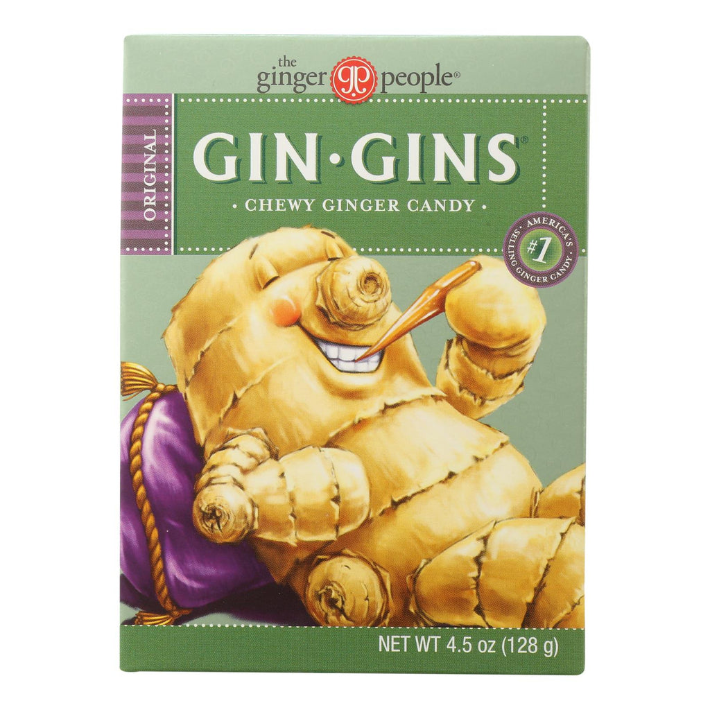 Ginger People Gin Gins Chewy Ginger Candy - 4.5 Oz - Case Of 12 - Lakehouse Foods