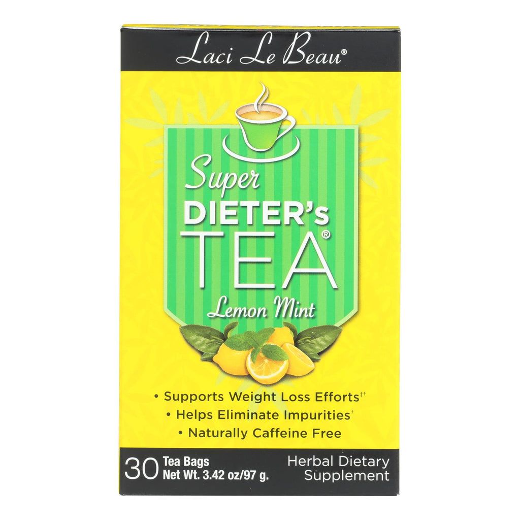 Laci Le Beau Super Dieter's Tea Lemon Mint - 30 Tea Bags - Lakehouse Foods