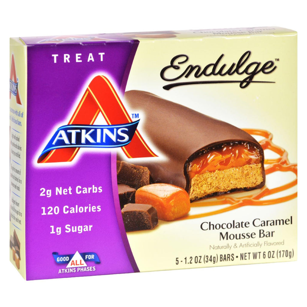 Atkins Endulge Bar Chocolate Caramel Mousse - 5 Bars - Lakehouse Foods