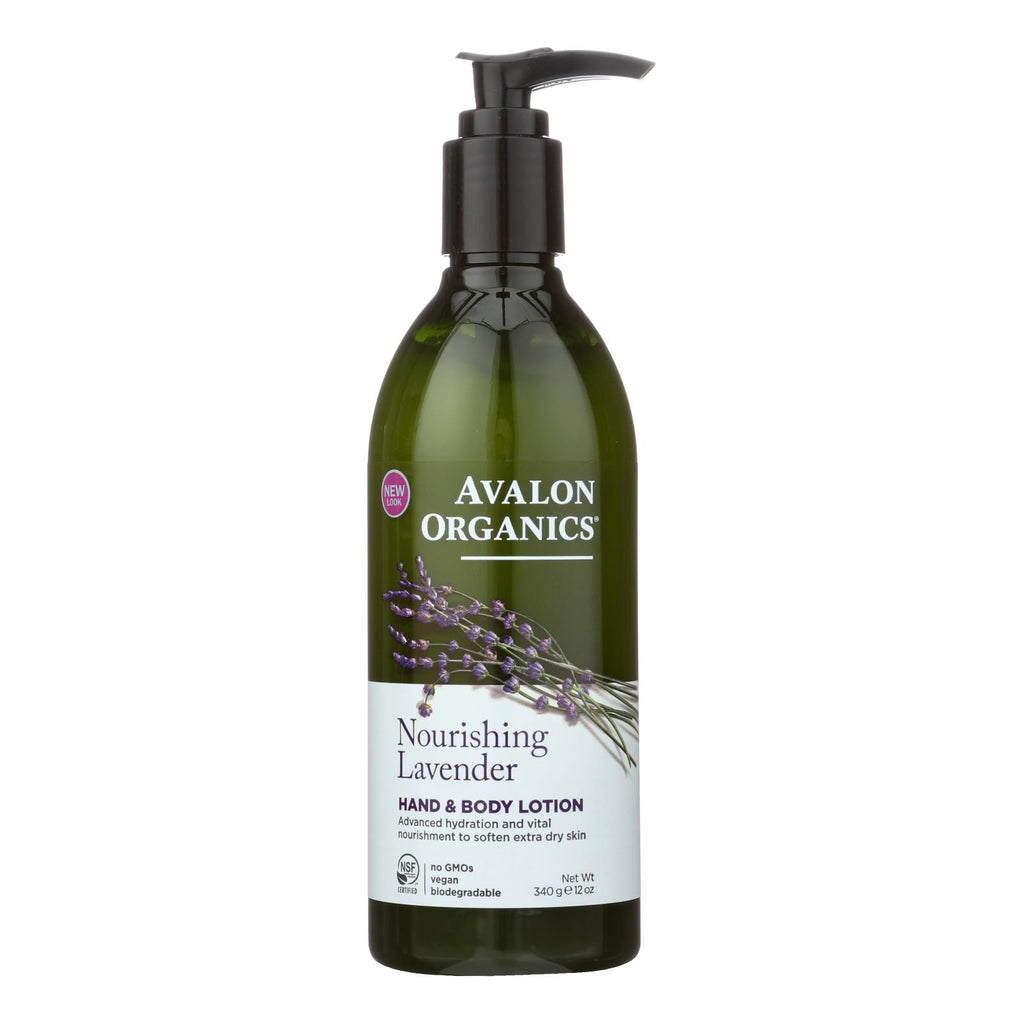 Avalon Organics Hand And Body Lotion Lavender - 12 Fl Oz - Lakehouse Foods