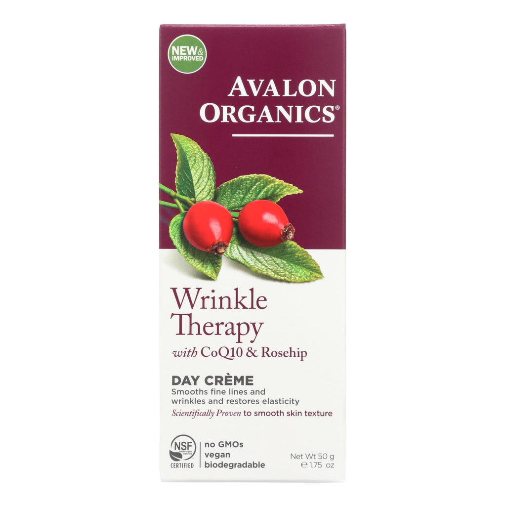 Avalon Organics Coq10 Repair Wrinkle Defense Creme Spf 15 - 1.75 Oz - Lakehouse Foods