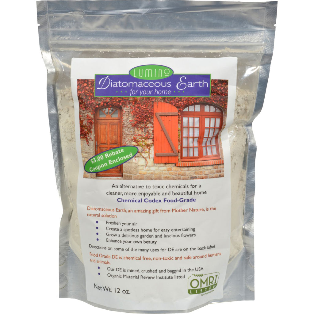 Lumino Diatomaceous Earth For Your Home - 12 Oz - Lakehouse Foods