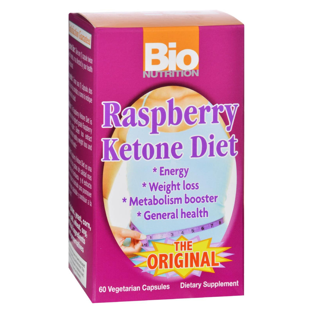 Bio Nutrition - Raspberry Ketone Diet - 60 Veggie Capsules - Lakehouse Foods