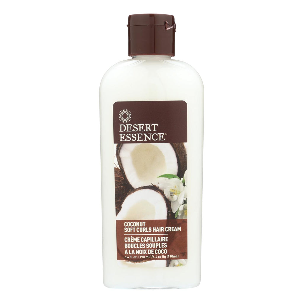 Desert Essence - Soft Curls Hair Cream Coconut - 6.4 Fl Oz - Lakehouse Foods