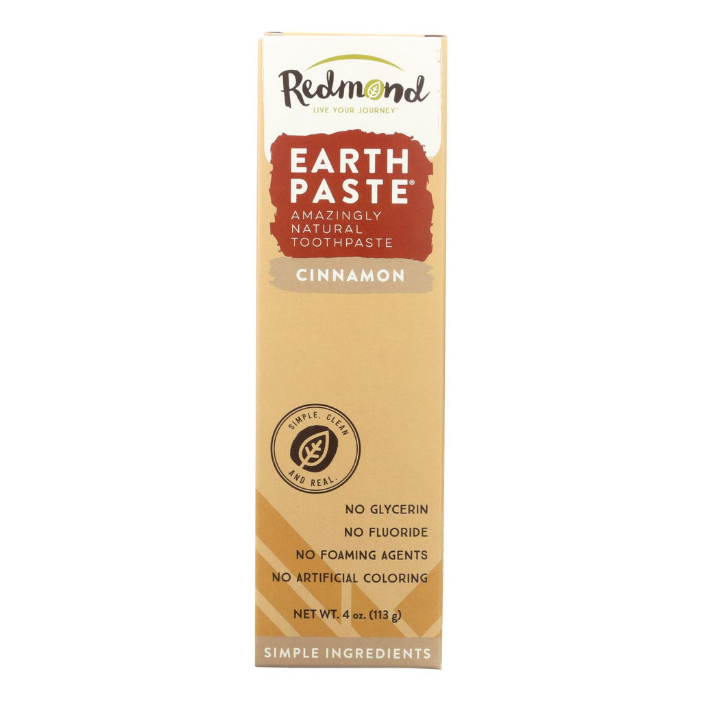 Redmond Trading Company Earthpaste Natural Toothpaste Cinnamon - 4 Oz - Lakehouse Foods