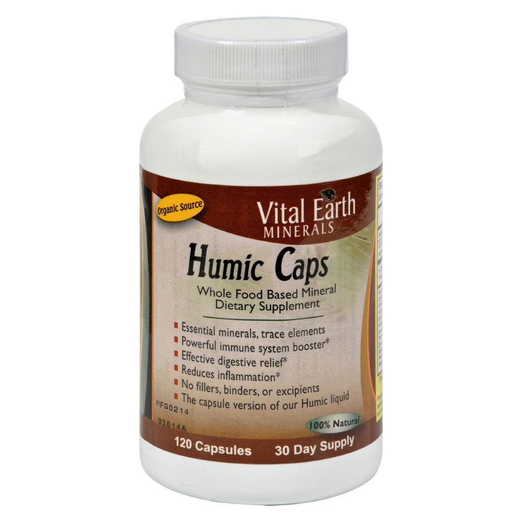 Vital Earth Minerals Humic Caps - 120 Capsules - Lakehouse Foods
