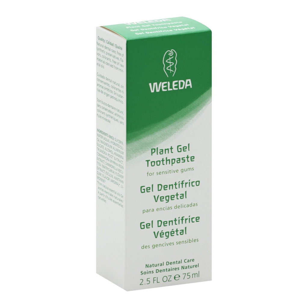 Weleda Plant Gel Toothpaste - 2.5 Oz - Lakehouse Foods