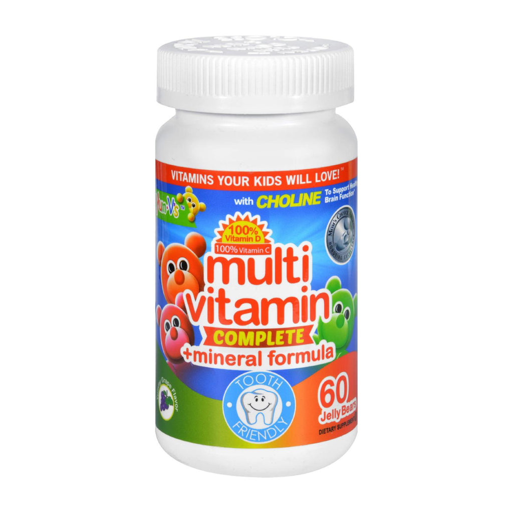 Yum V's Multi Vitamin Plus Mineral Formula Jellies Yummy Grape - 60 Chewables - Lakehouse Foods