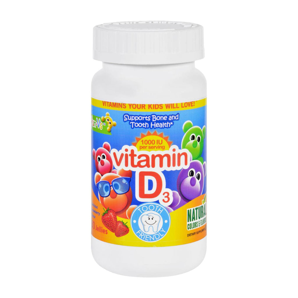 Yum V's Vitamin D Jellies Yummy Berry - 60 Chewables - Lakehouse Foods
