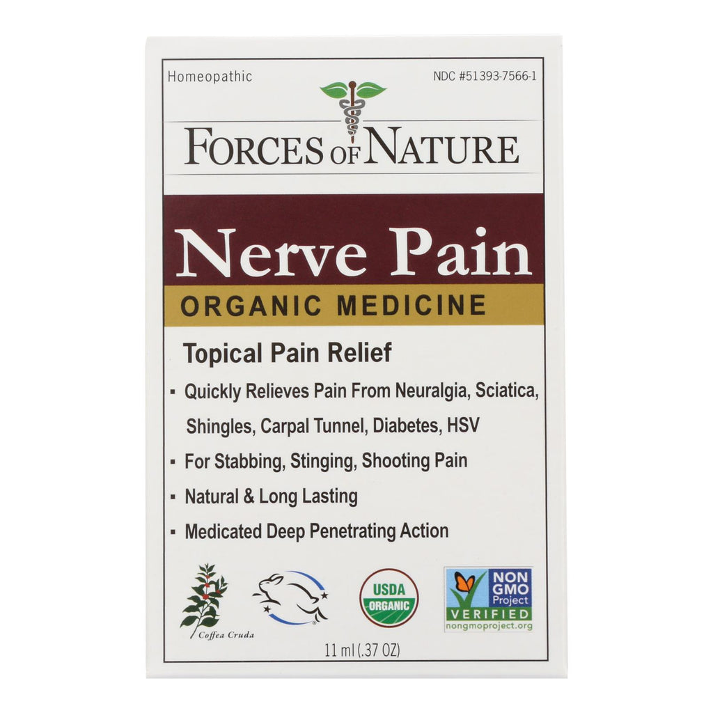 Forces Of Nature - Organic Nerve Pain Management - 11 Ml - Lakehouse Foods