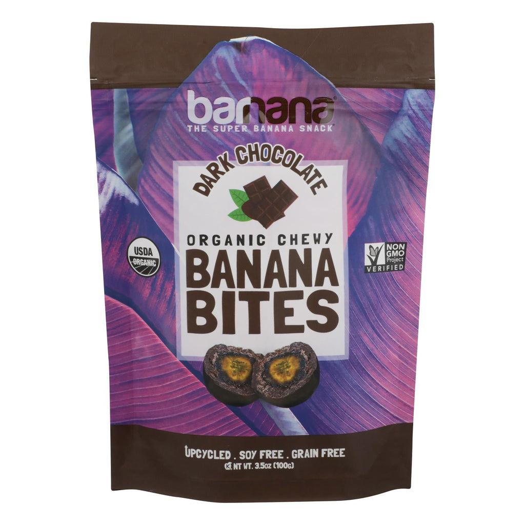 Barnana Chewy Banana Bites - Organic Chocolate - Case Of 12 - 3.5 Oz. - Lakehouse Foods