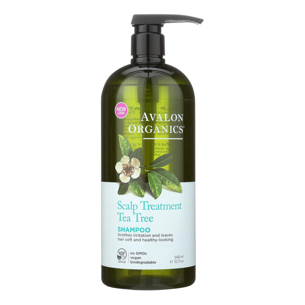 Avalon Shampoo - Organic Tea Tree - 32 Oz - Lakehouse Foods