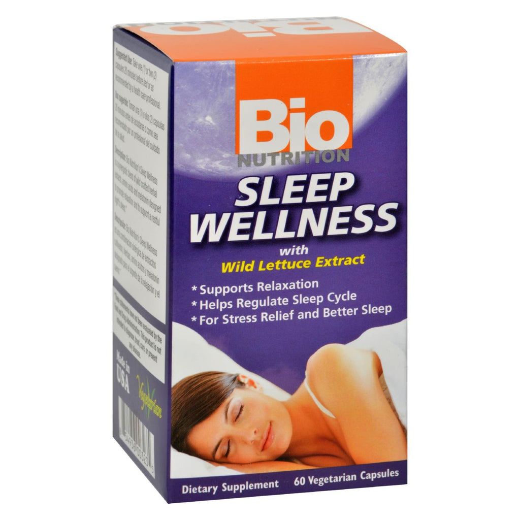 Bio Nutrition - Sleep Wellness - 60 Vcaps - Lakehouse Foods