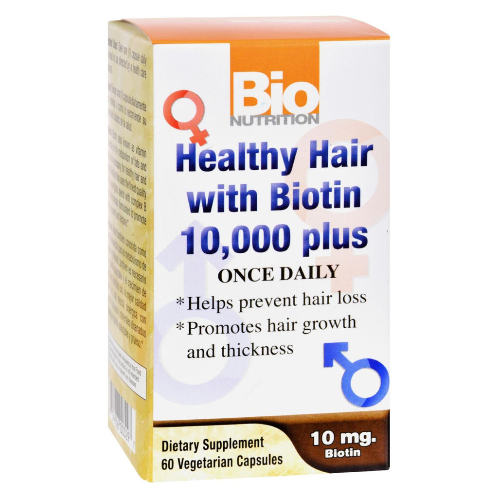 Bio Nutrition - Healthy Hair With Biotin - 60 Ct - Lakehouse Foods