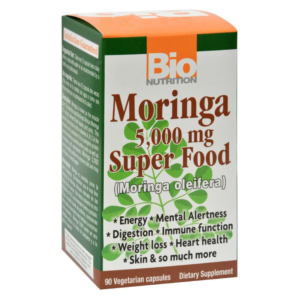 Bio Nutrition - Moringa - 5000 Mg - 90 Ct - Lakehouse Foods