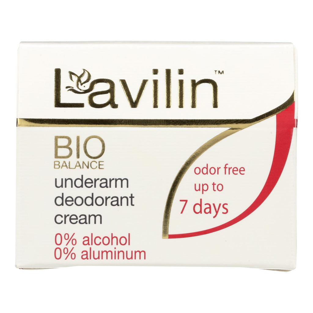 Lavilin Deodorant - Bio Balance - Underarm - Cream - 2.1 Oz - Lakehouse Foods