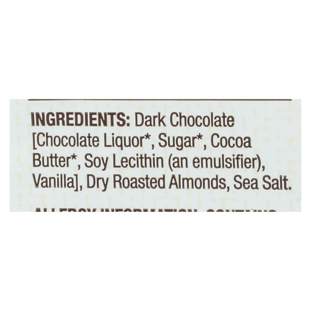 Bark Thins Bark Thins Dark Chocolate - Almond With Sea Salt - Case Of 12 - 4.7 Oz. - Lakehouse Foods