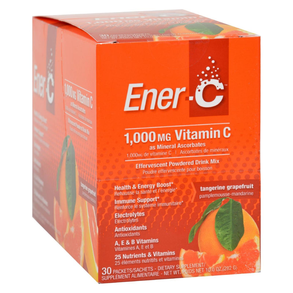 Ener-c Vitamin Drink Mix - Tangerine Grapefruit - 1000 Mg - 30 Packets - Lakehouse Foods