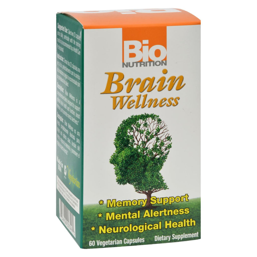 Bio Nutrition - Brain Wellness - 60 Vegetarian Capsules - Lakehouse Foods
