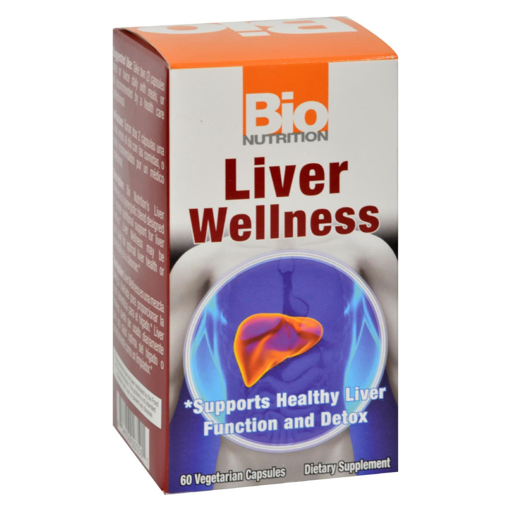 Bio Nutrition - Liver Wellness - 60 Vegetarian Capsules - Lakehouse Foods