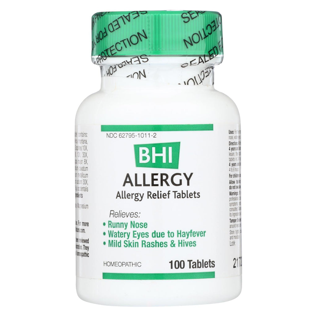 Bhi - Allergy Relief - 100 Tablets - Lakehouse Foods