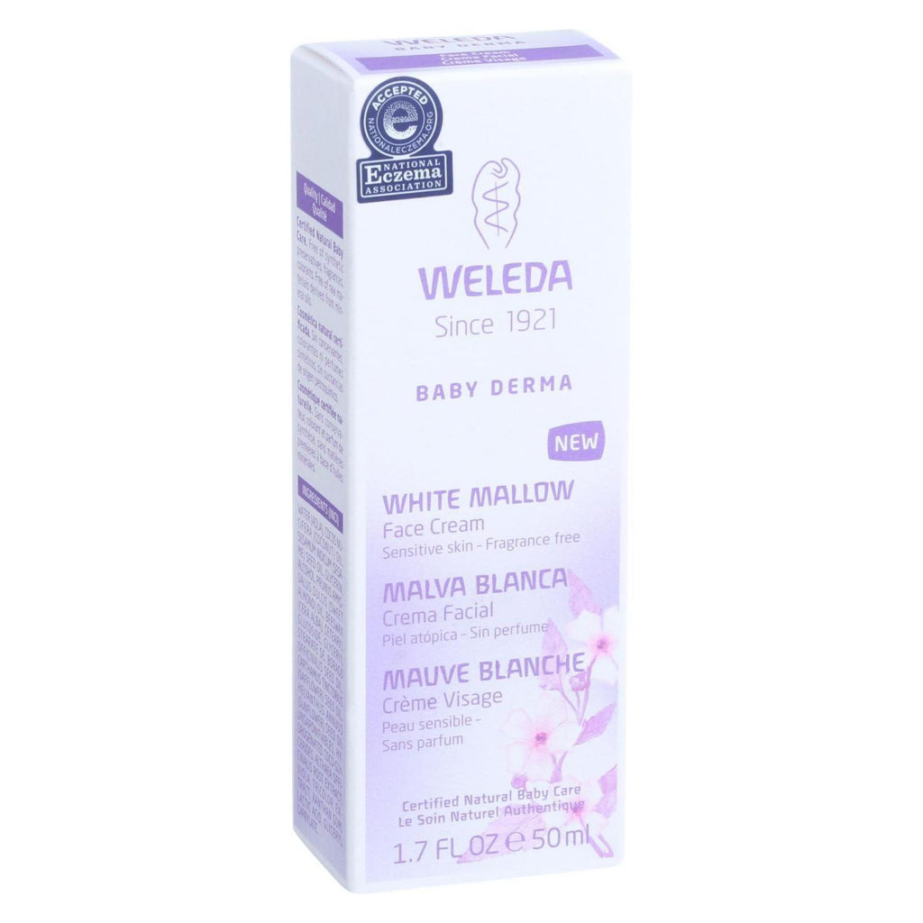 Weleda Face Cream - Baby Derma - White Mallow - 1.7 Oz - Lakehouse Foods