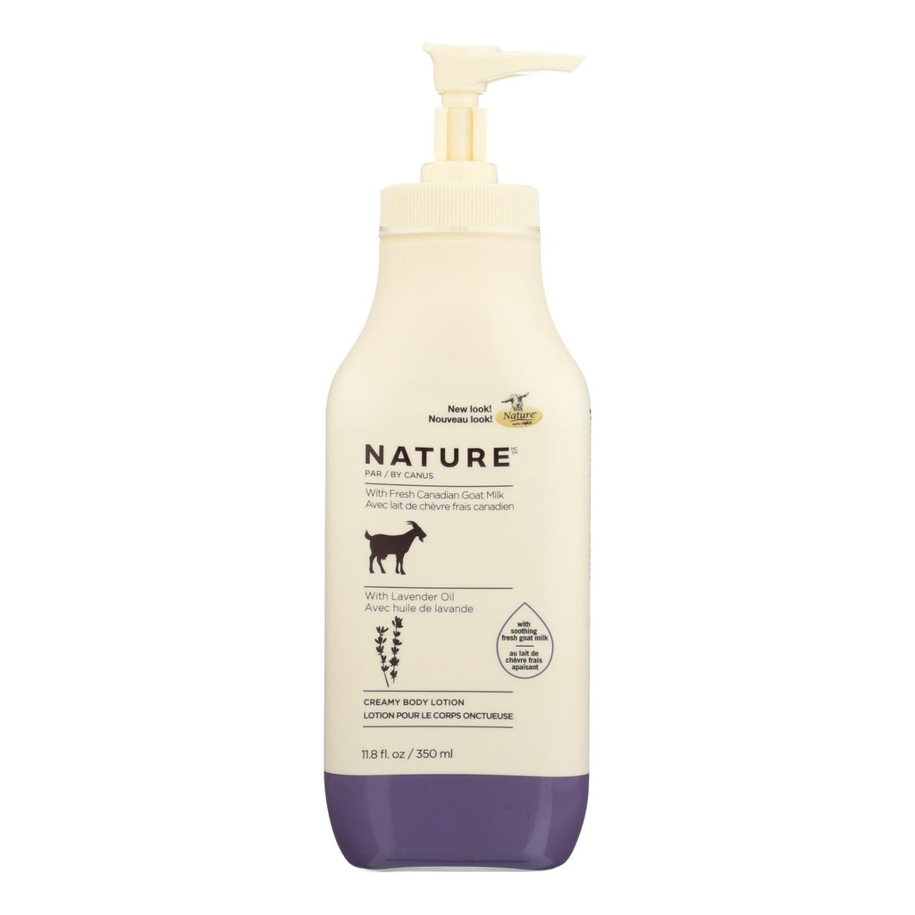 Nature By Canus Lotion - Goats Milk - Nature - Lavender Oil - 11.8 Oz - Lakehouse Foods