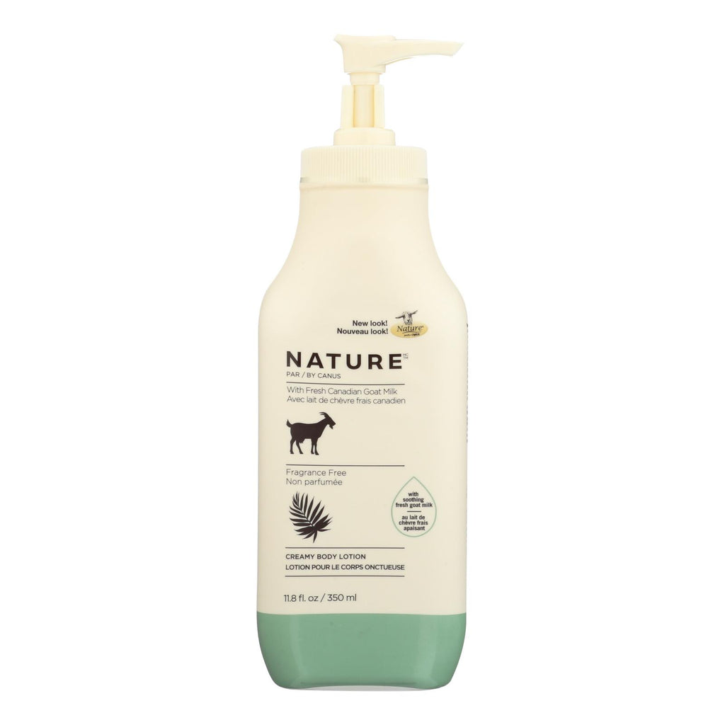 Nature By Canus Lotion - Goats Milk - Nature - Fragrance Free - 11.8 Oz - Lakehouse Foods