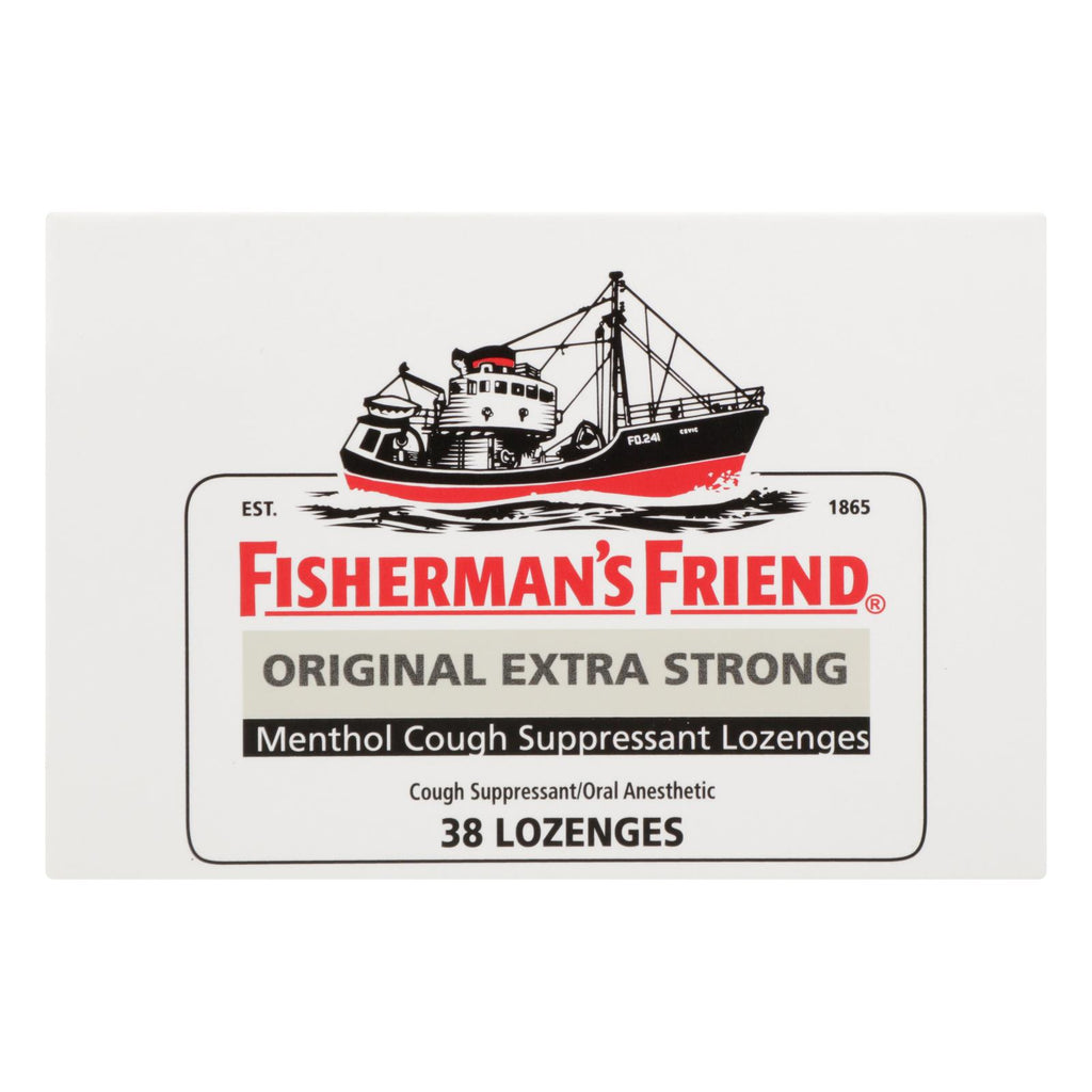 Fisherman's Friend Lozenges - Original Extra Strong - Dsp - 38 Ct - 1 Case - Lakehouse Foods