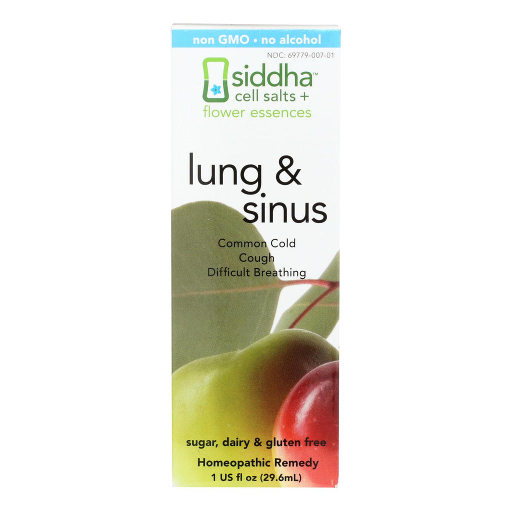 Siddha Flower Essences Lungs And Sinus - 1 Fl Oz - Lakehouse Foods