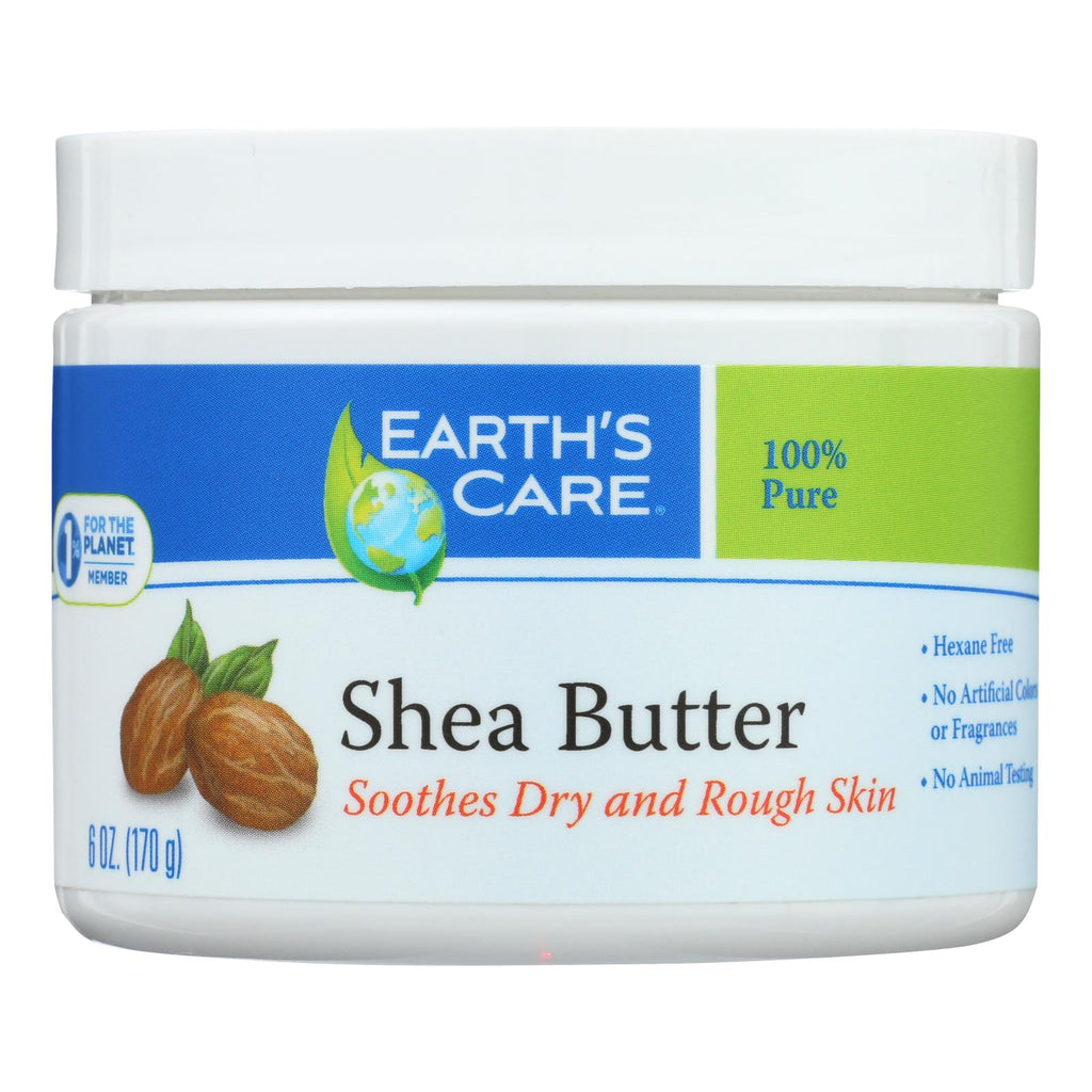 Earth's Care Shea Butter - 100 Percent Pure - Natural - 6 Oz - Lakehouse Foods